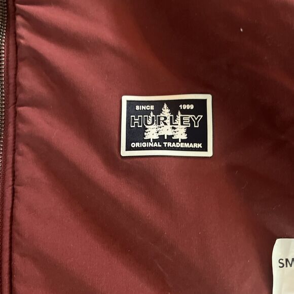 Hurley Men's Long Sleeve Half Zip Sherpa Anorak Hoodie Pullover Jacket Small - Picture 4 of 6